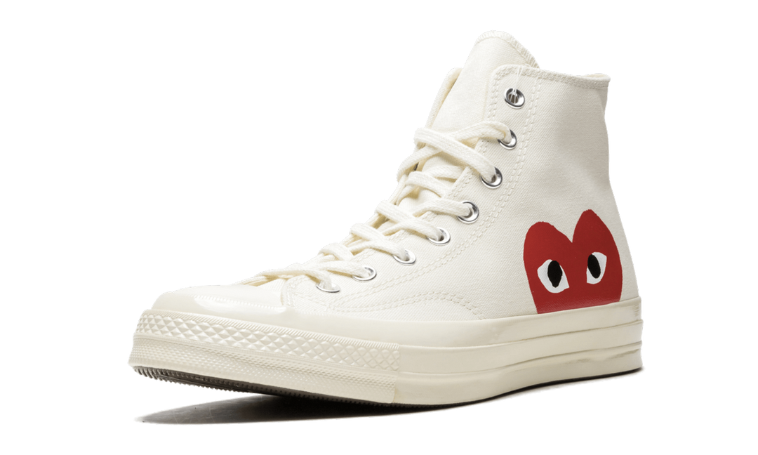 CONVERSE CHUCK TAYLOR ALL-STAR 70 HI X COMME DES GARÇONS PLAY WHITE