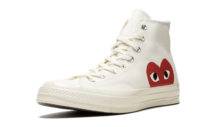 CONVERSE CHUCK TAYLOR ALL-STAR 70 HI X COMME DES GARÇONS PLAY WHITE