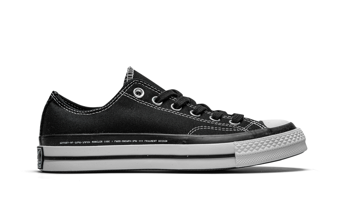 CONVERSE CHUCK TAYLOR ALL-STAR 70 OX X MONCLER X FRAGMENT BLACK