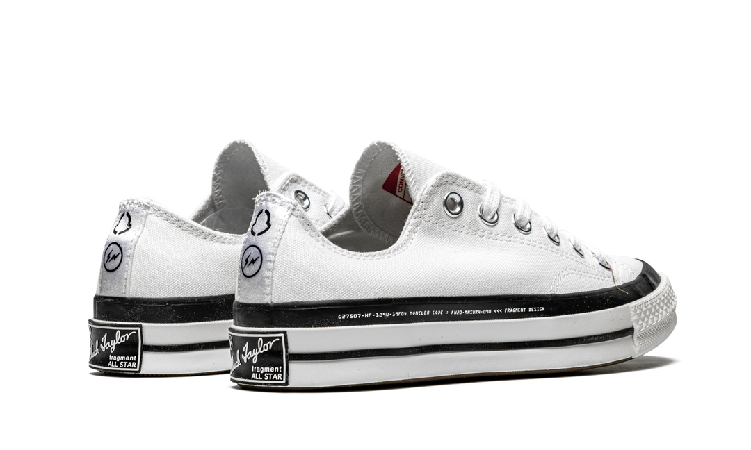 CONVERSE CHUCK TAYLOR ALL-STAR 70 OX X MONCLER X FRAGMENT WHITE