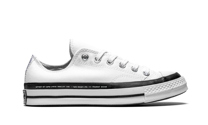 CONVERSE CHUCK TAYLOR ALL-STAR 70 OX X MONCLER X FRAGMENT WHITE