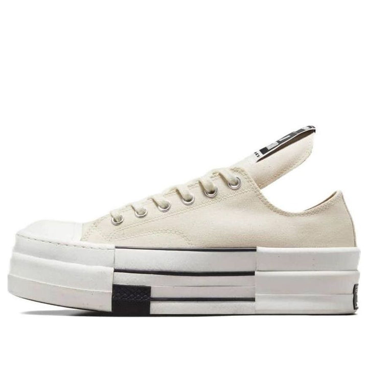 CONVERSE DRKSHDW CHUCK TAYLOR ALL STAR DBL DRKSTAR OX RICK OWENS DRKSTAR NATURAL IVORY