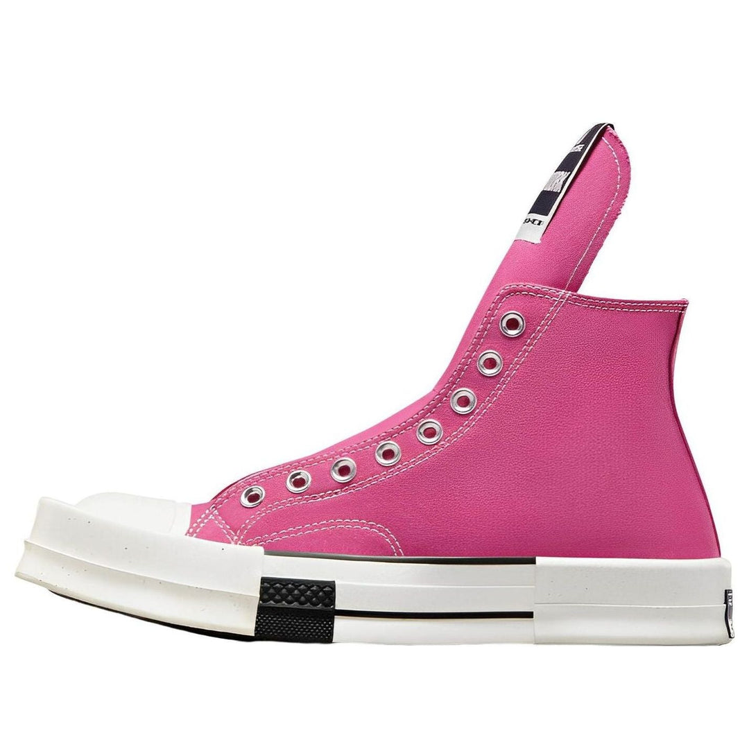 CONVERSE TURBODRK LACELESS CHUCK TAYLOR ALL STAR 70 HI RICK OWENS DRKSHDW CACTUS FLOWER PINK