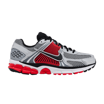 NIKE ZOOM VOMERO 5 BRIGHT CRIMSON METALLIC SILVER — Stock