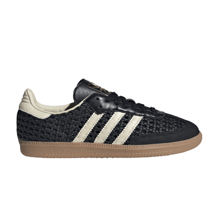 ADIDAS SAMBA OG BASKETWEAVE BLACK CREAM WHITE (WOMEN&
