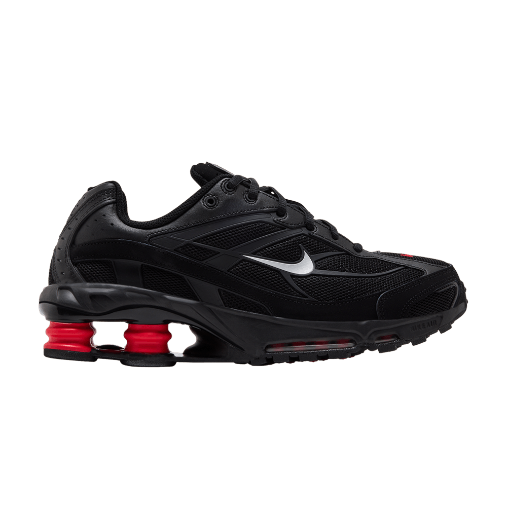 NIKE SHOX RIDE 2 BLACK UNIVERSITY RED