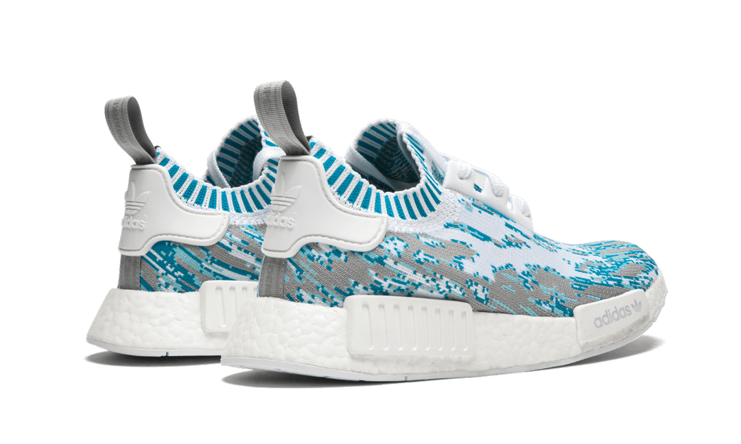 ADIDAS DATAMOSH CLEAR AQUA NMD R1 X SNEAKERSNSTUFF