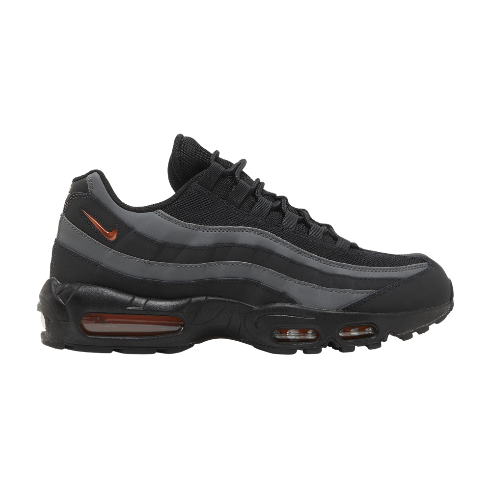 NIKE AIR MAX 95 BLACK GREY SAFETY ORANGE