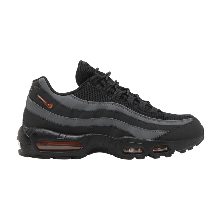 NIKE AIR MAX 95 BLACK GREY SAFETY ORANGE