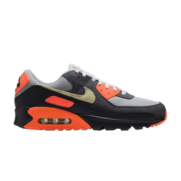 NIKE AIR MAX 90 LIGHT SMOKE GREY HYPER CRIMSON LIMELIGHT