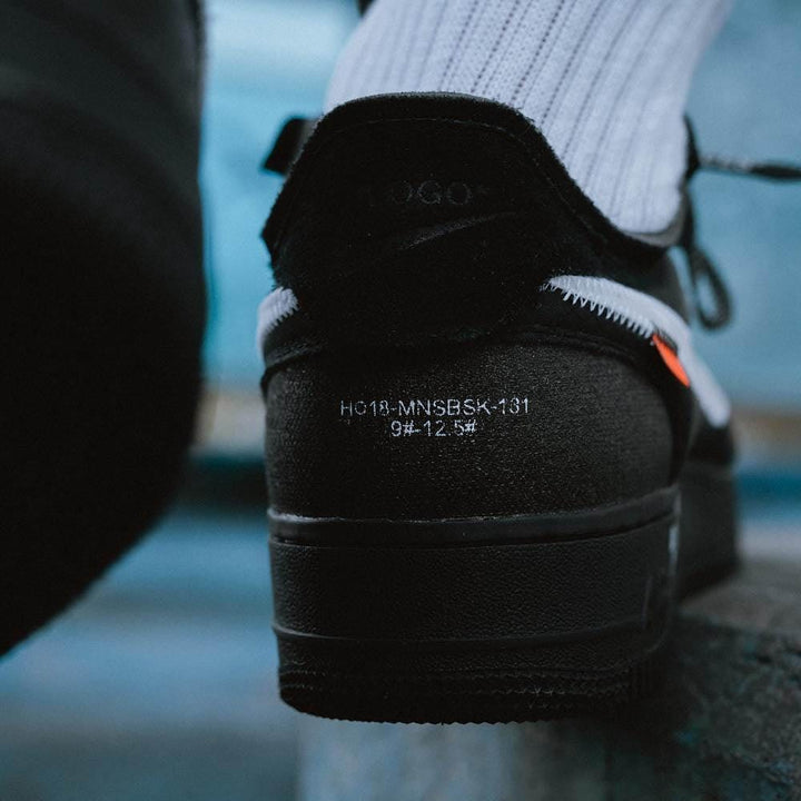 OFF-WHITE X NIKE AIR FORCE 1 BLACK