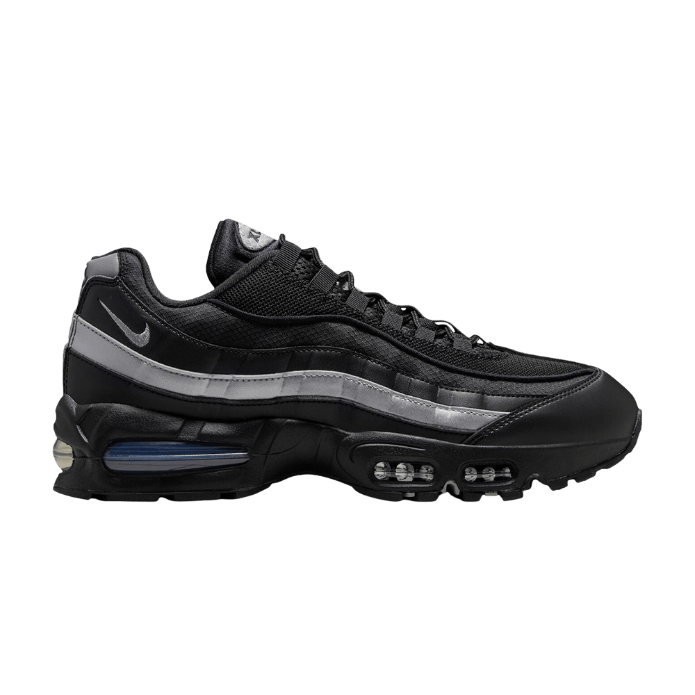NIKE AIR MAX 95 OG BIG BUBBLE BLACK WHITE METALLIC SILVER