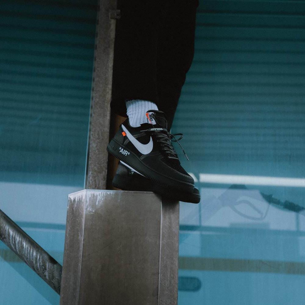 OFF-WHITE X NIKE AIR FORCE 1 BLACK