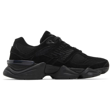 NEW BALANCE 9060 'TRIPLE BLACK SUEDE' — Stock