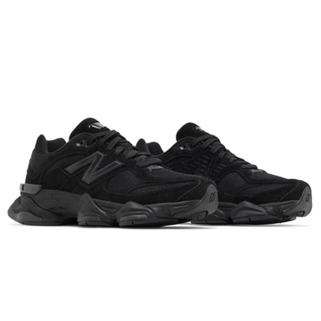NEW BALANCE 9060 'TRIPLE BLACK SUEDE' — Stock