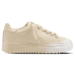 MALLET GRFTR LITE MEN'S BEIGE OMBRE DIP LEATHER TRAINERS