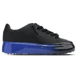 MALLET GRFTR LITE MEN'S BLACK BLUE OMBRE DIP LEATHER TRAINERS