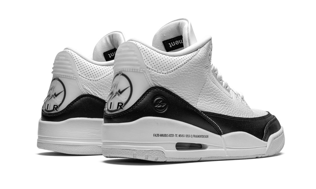 FRAGMENT X JORDAN 3 WHITE/BLACK