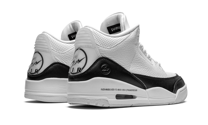 FRAGMENT X JORDAN 3 WHITE/BLACK