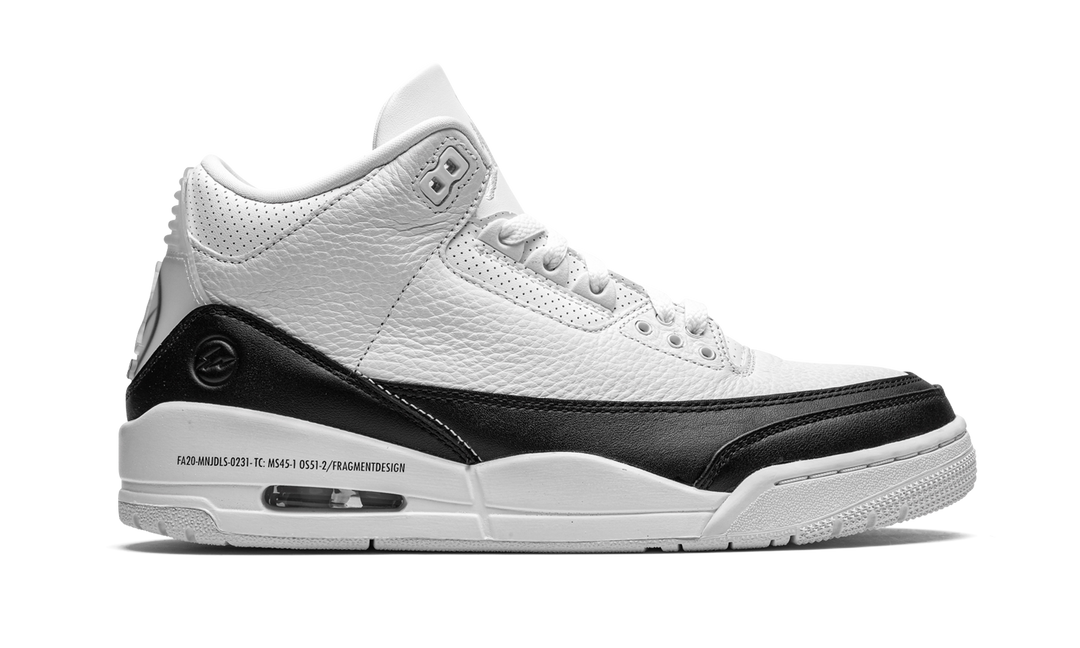 FRAGMENT X JORDAN 3 WHITE/BLACK