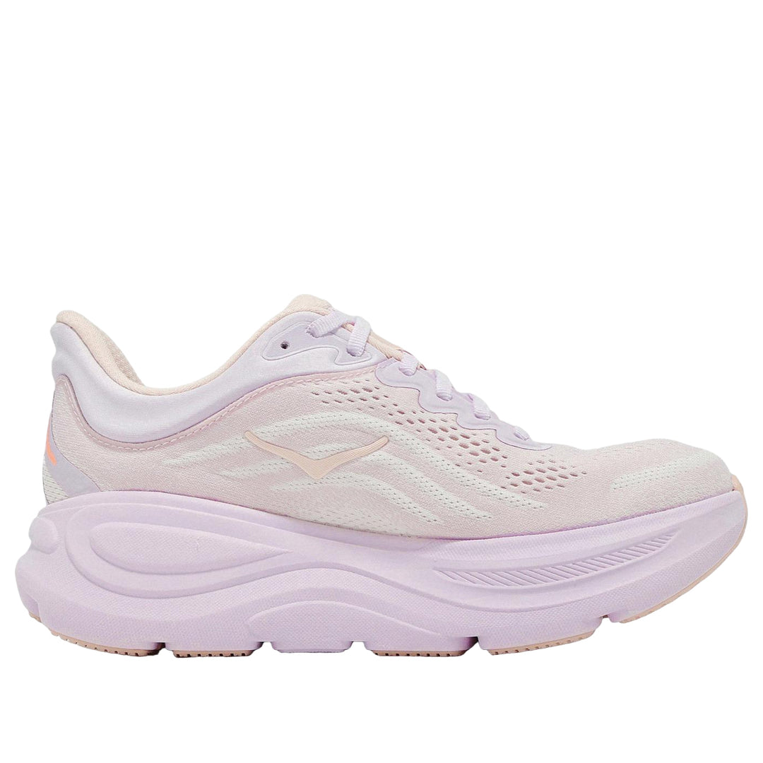 HOKA ONE ONE BONDI 9 LILAC CREAM TANGERINE GLOW WOMENS