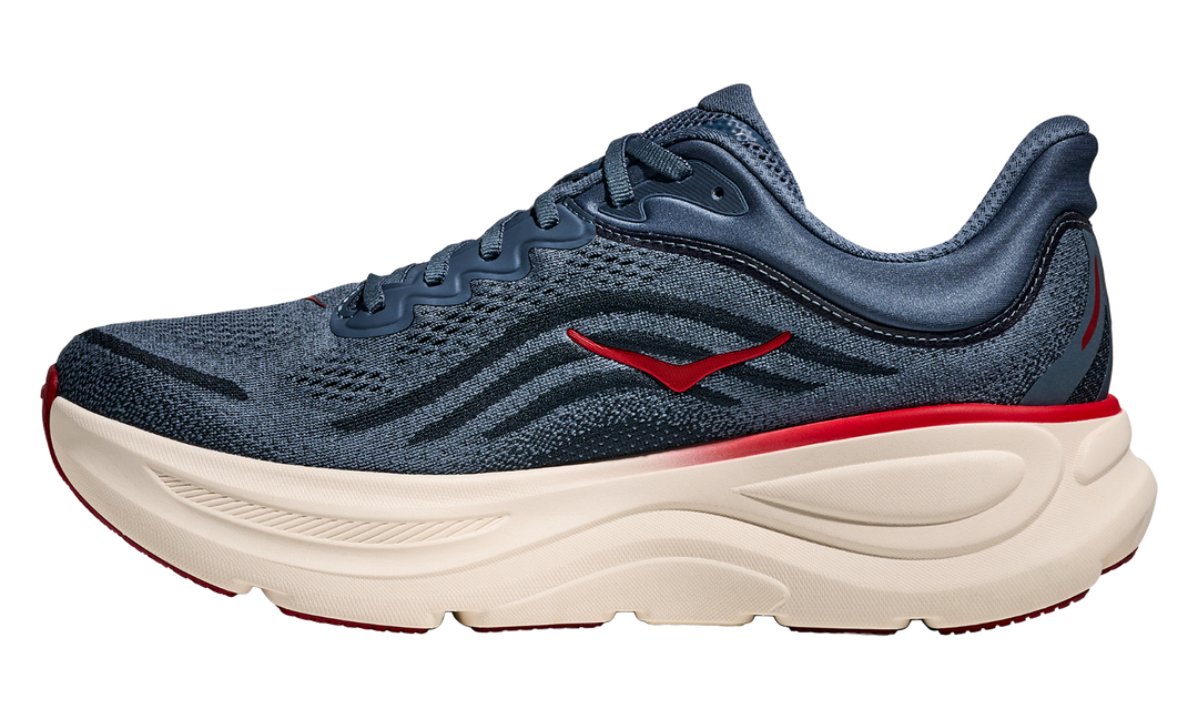 HOKA ONE ONE BONDI 9 THUNDER CLOUD VERMILLION — Stock 