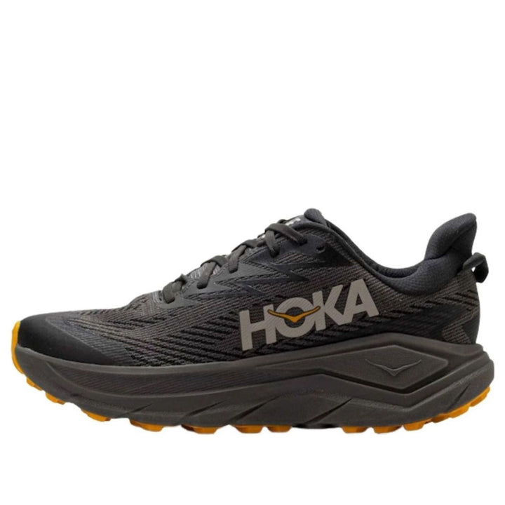 HOKA ONE ONE CHALLENGER 8 GORE-TEX ASPHALT GREY VARSITY YELLOW