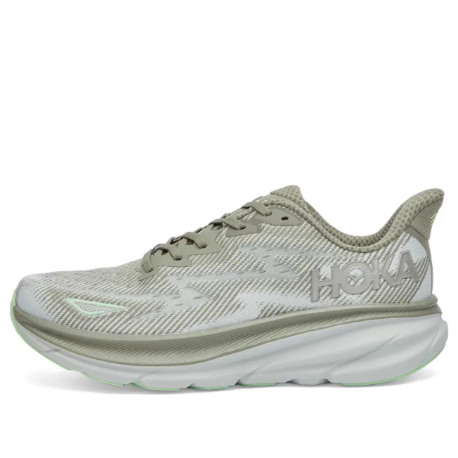 HOKA ONE ONE CLIFTON 9 OLIVE HAZE