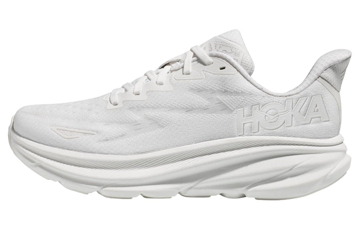HOKA ONE ONE CLIFTON 9 WHITE WOMENS