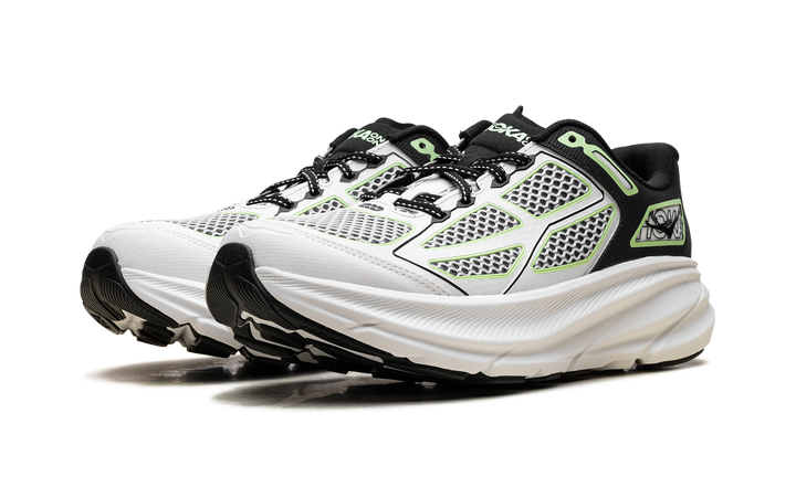 HOKA ONE ONE CLIFTON ONE9 BLACK WHITE GREEN