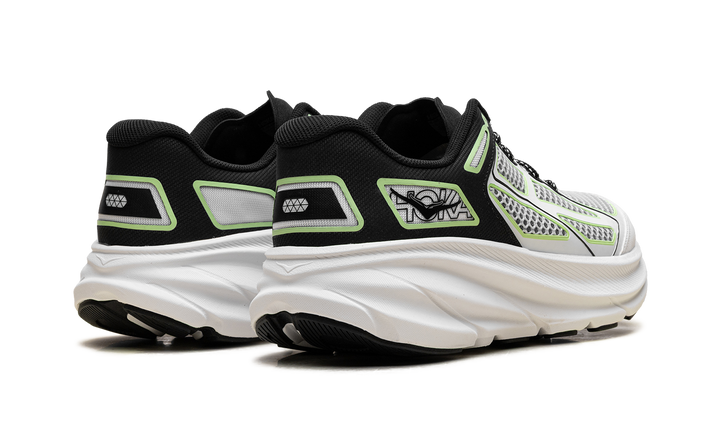 HOKA ONE ONE CLIFTON ONE9 BLACK WHITE GREEN