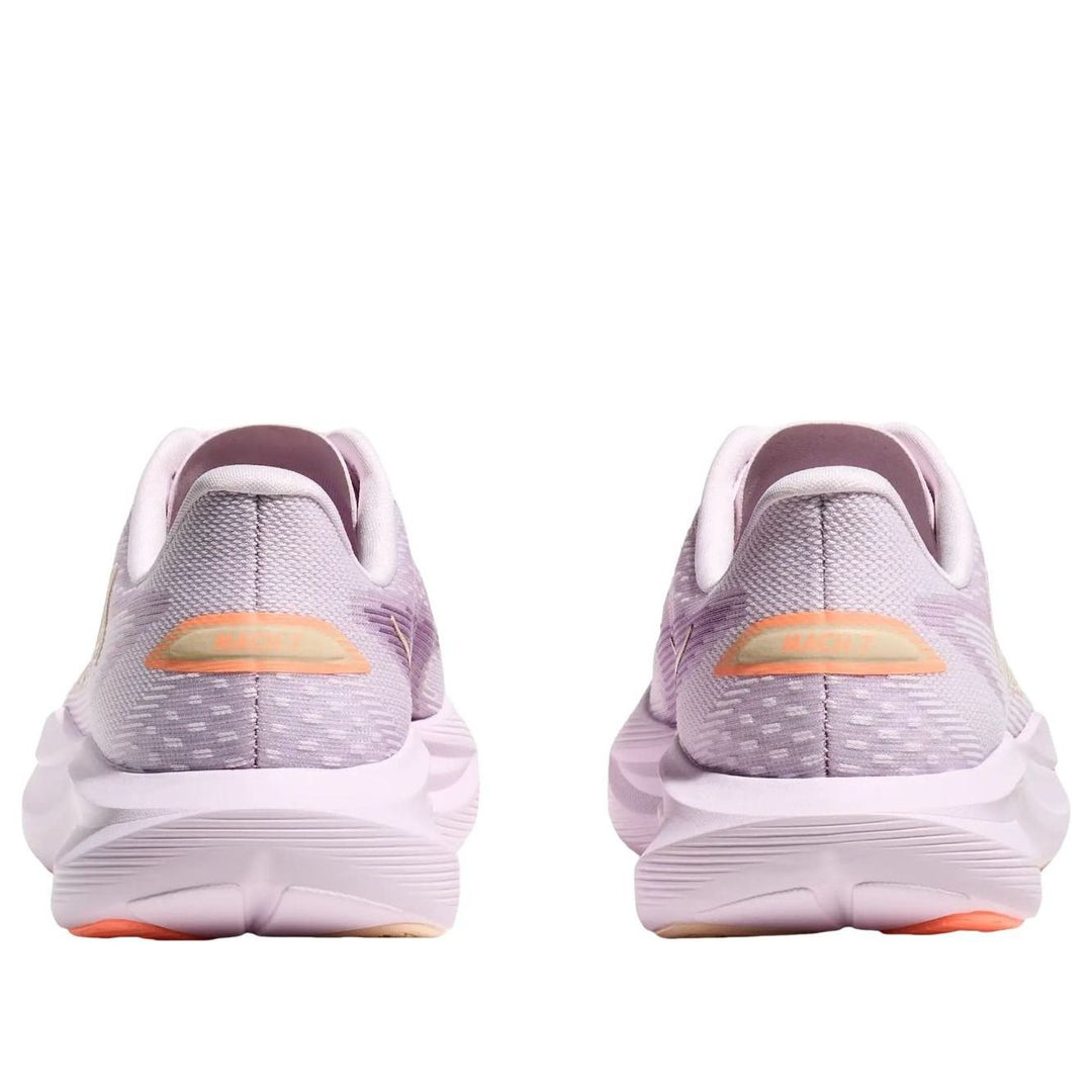 HOKA ONE ONE MACH 7 LILAC CREAM TANGERINE GLOW WOMENS