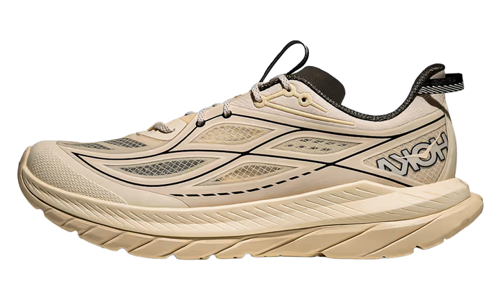 HOKA ONE ONE MACH REMASTERED EGGSHELL ASPHALT GREY — Stock 