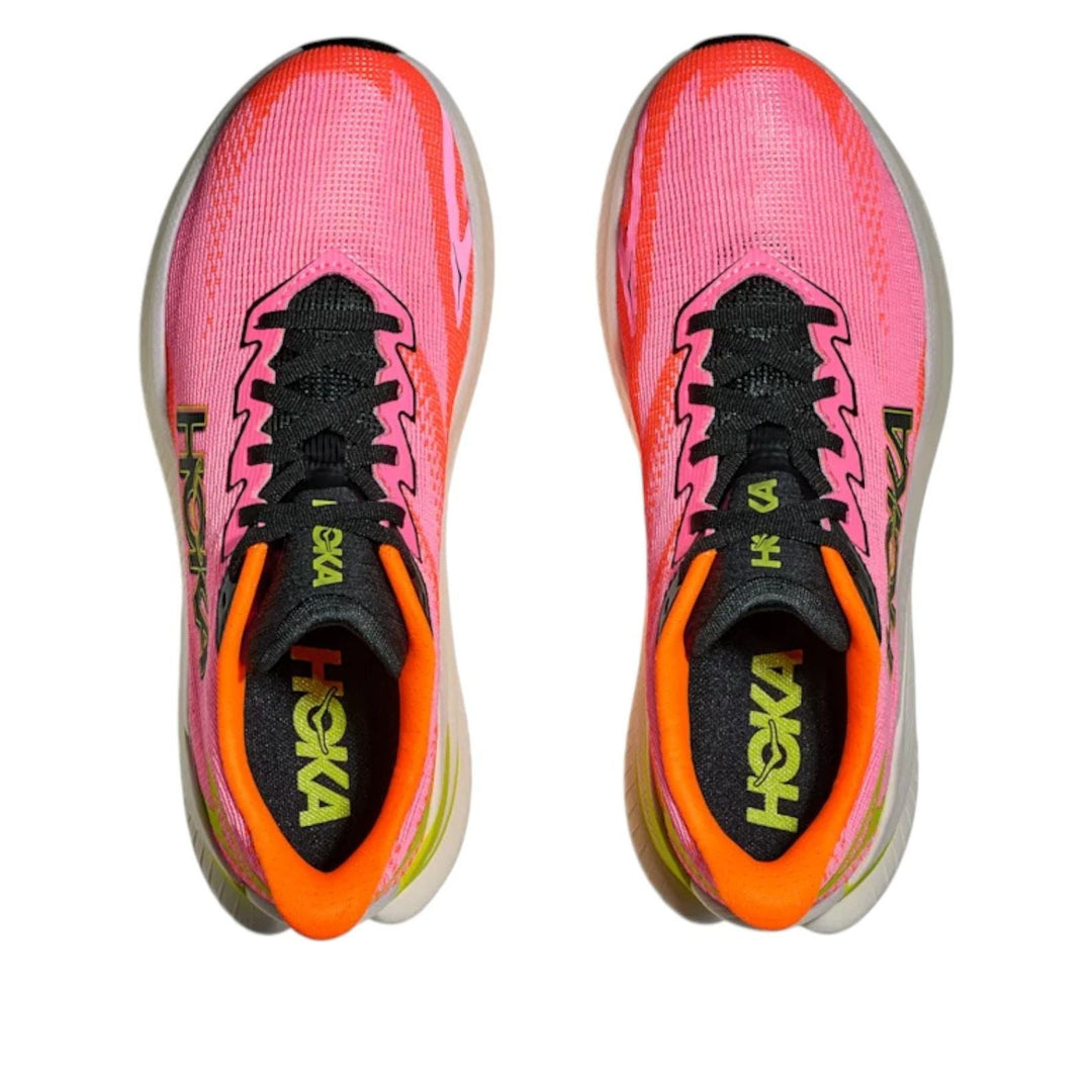 HOKA ONE ONE MACH X 3 NEON ROSE TANGERINE WOMENS