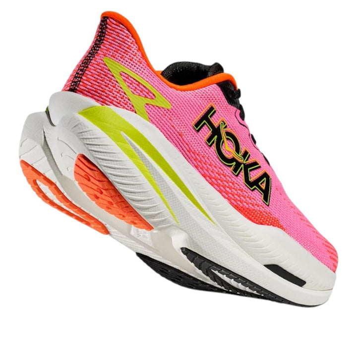 HOKA ONE ONE MACH X 3 NEON ROSE TANGERINE WOMENS