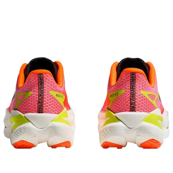 HOKA ONE ONE MACH X 3 NEON ROSE TANGERINE WOMENS