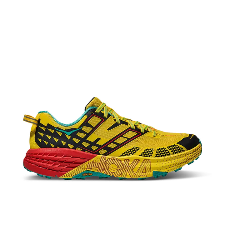 HOKA ONE ONE SPEEDGOAT 2 SOUR LEMON BLACK — Stock 