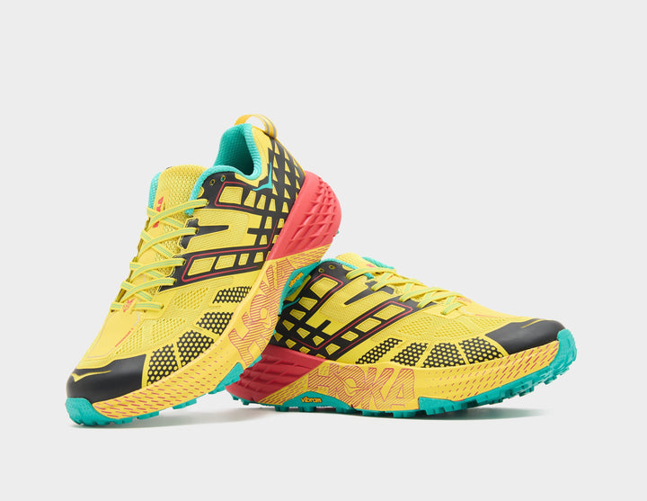 HOKA ONE ONE SPEEDGOAT 2 SOUR LEMON BLACK — Stock 