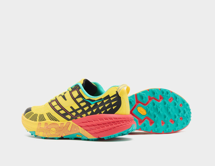 HOKA ONE ONE SPEEDGOAT 2 SOUR LEMON BLACK — Stock 