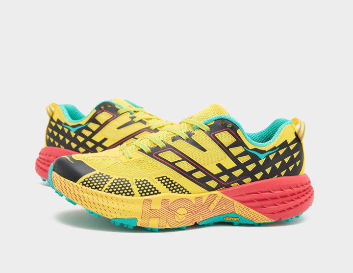 HOKA ONE ONE SPEEDGOAT 2 SOUR LEMON BLACK — Stock 