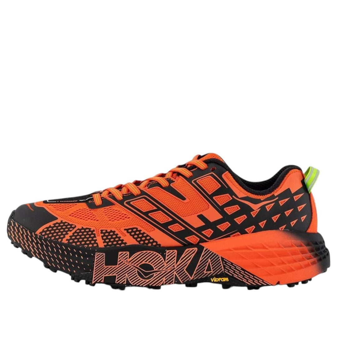 HOKA ONE ONE SPEEDGOAT 2 TOMATO ELECTRIC GREEN