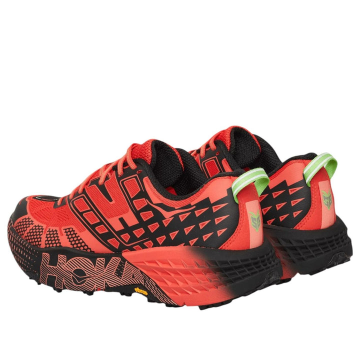 HOKA ONE ONE SPEEDGOAT 2 TOMATO ELECTRIC GREEN