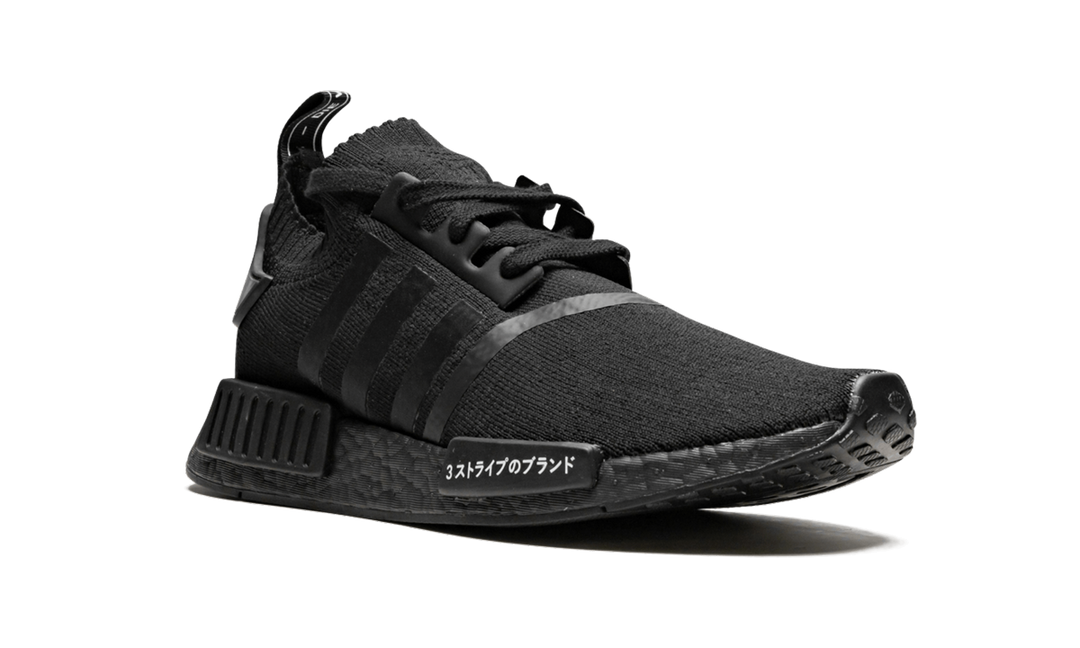 ADIDAS JAPAN TRIPLE BLACK PRIMEKNIT NMD R1
