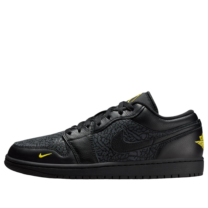 JORDAN 1 LOW BLACK ELEPHANT PRINT