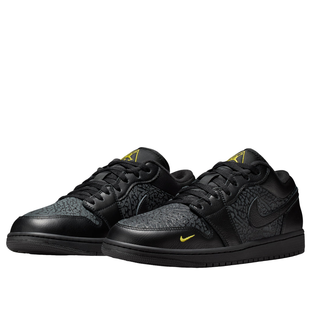 JORDAN 1 LOW BLACK ELEPHANT PRINT