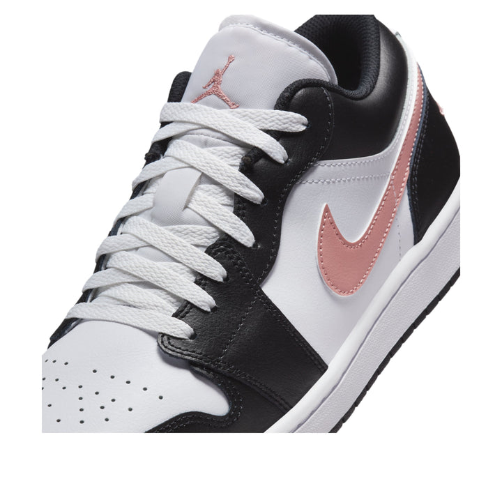 JORDAN 1 LOW BLACK RUST PINK