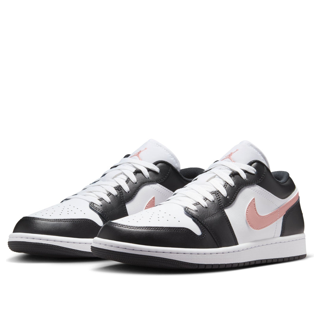 JORDAN 1 LOW BLACK RUST PINK
