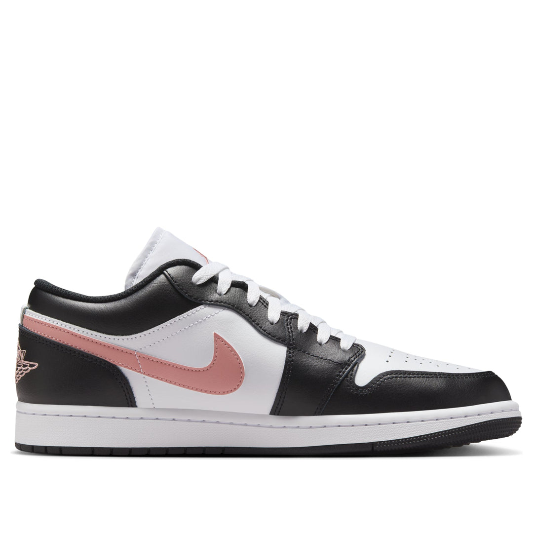 JORDAN 1 LOW BLACK RUST PINK