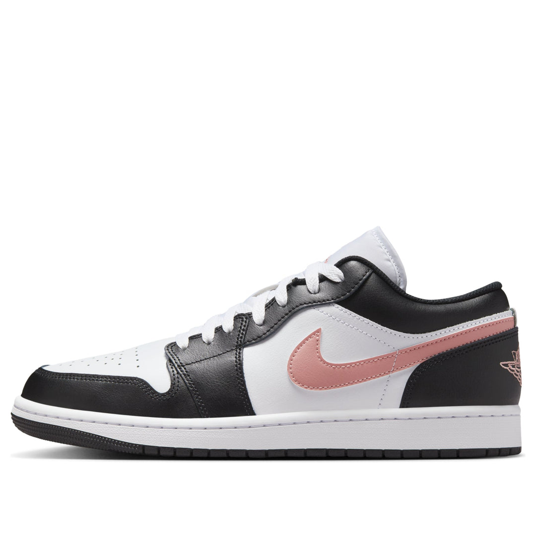 JORDAN 1 LOW BLACK RUST PINK