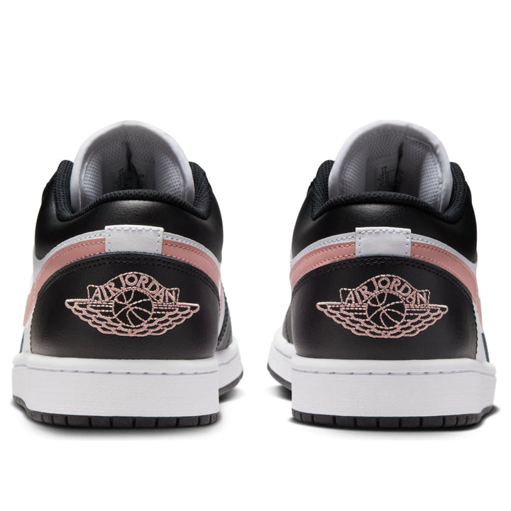 JORDAN 1 LOW BLACK RUST PINK